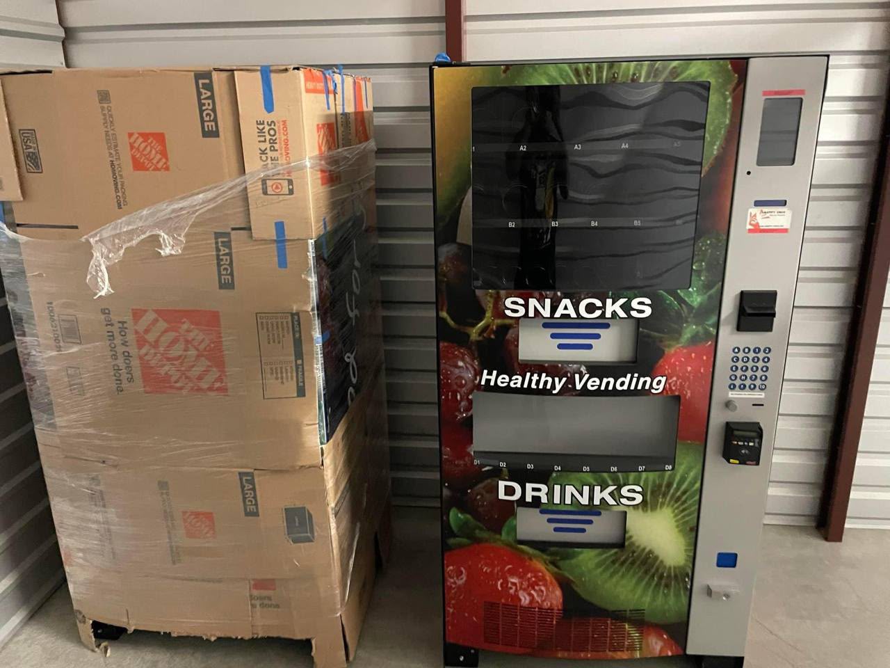 Healthy Vending Combo — Snacks & Drinks vending machine for sale UK