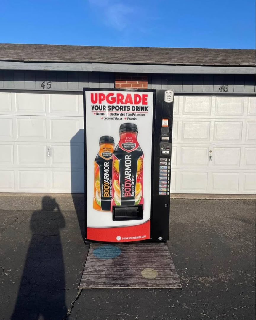 BodyArmor Sports Drink Machine vending machine for sale UK