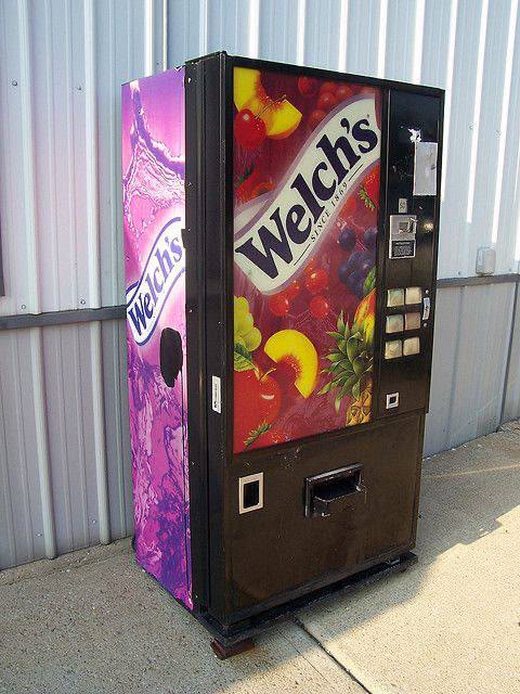 Welch's Fruit Juice Machine vending machine for sale UK