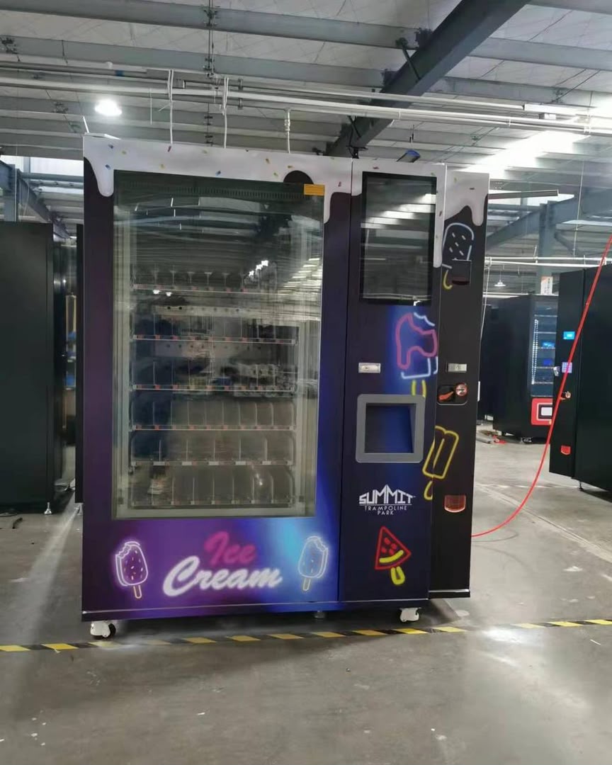 Ice Cream Freezer Machine — Custom Wrap vending machine for sale UK