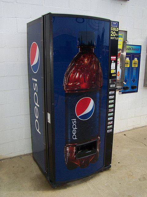 Pepsi Bottle Machine — Modern vending machine for sale UK
