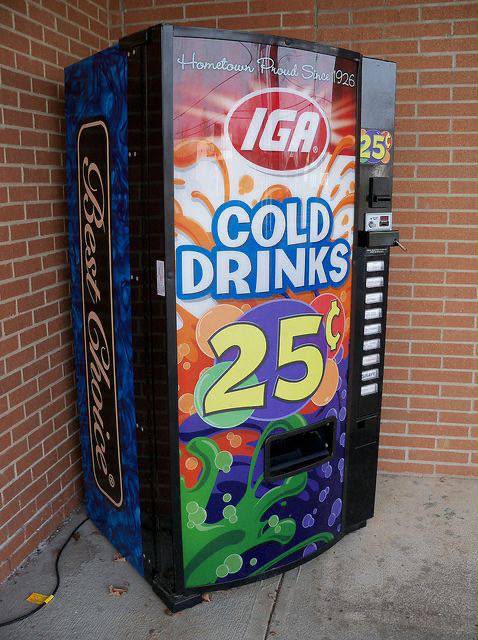 IGA Cold Drinks Machine — Retro vending machine for sale UK