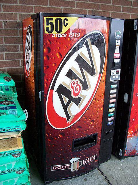 A&W Root Beer Machine — Retro vending machine for sale UK