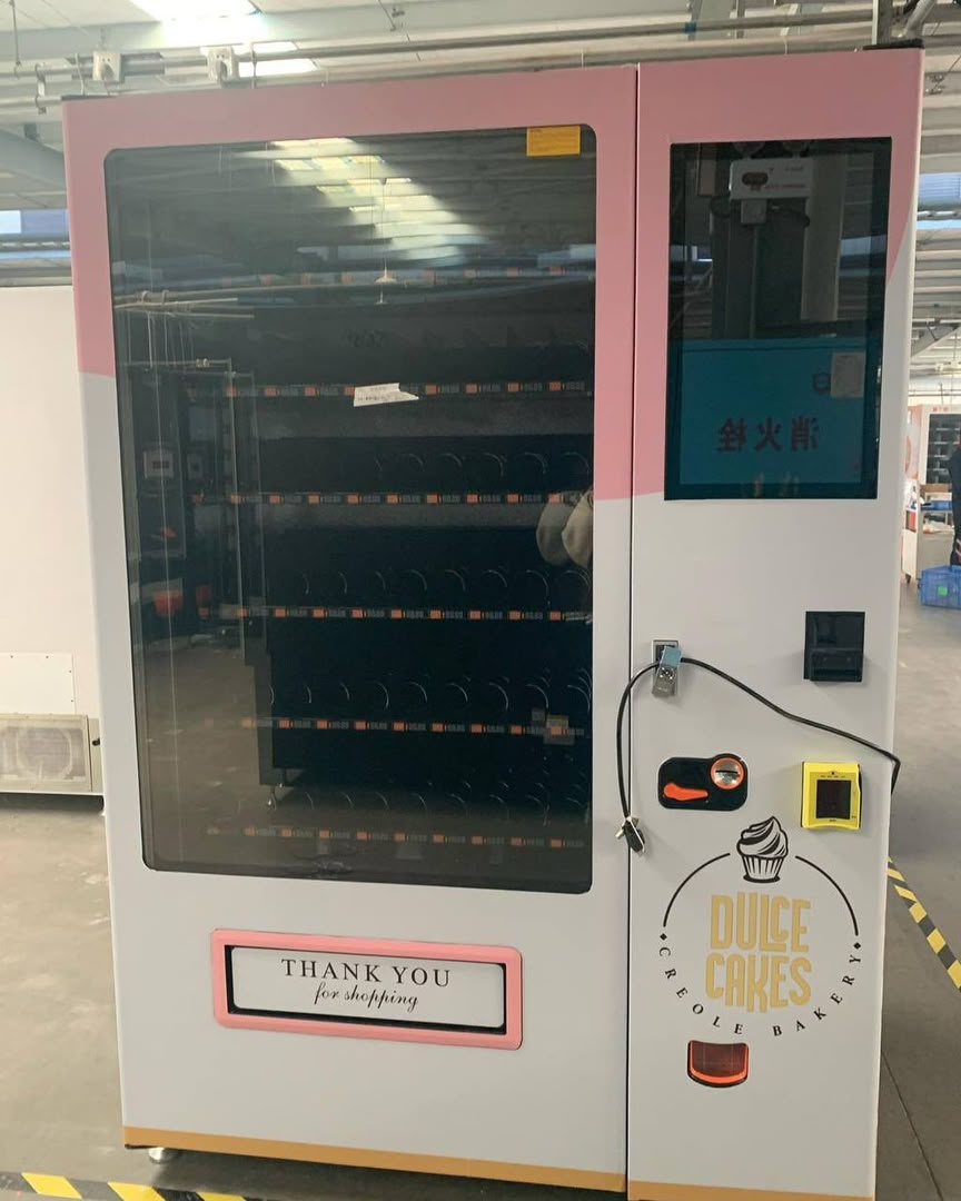 Custom Bakery Vending Machine — Pink vending machine for sale UK