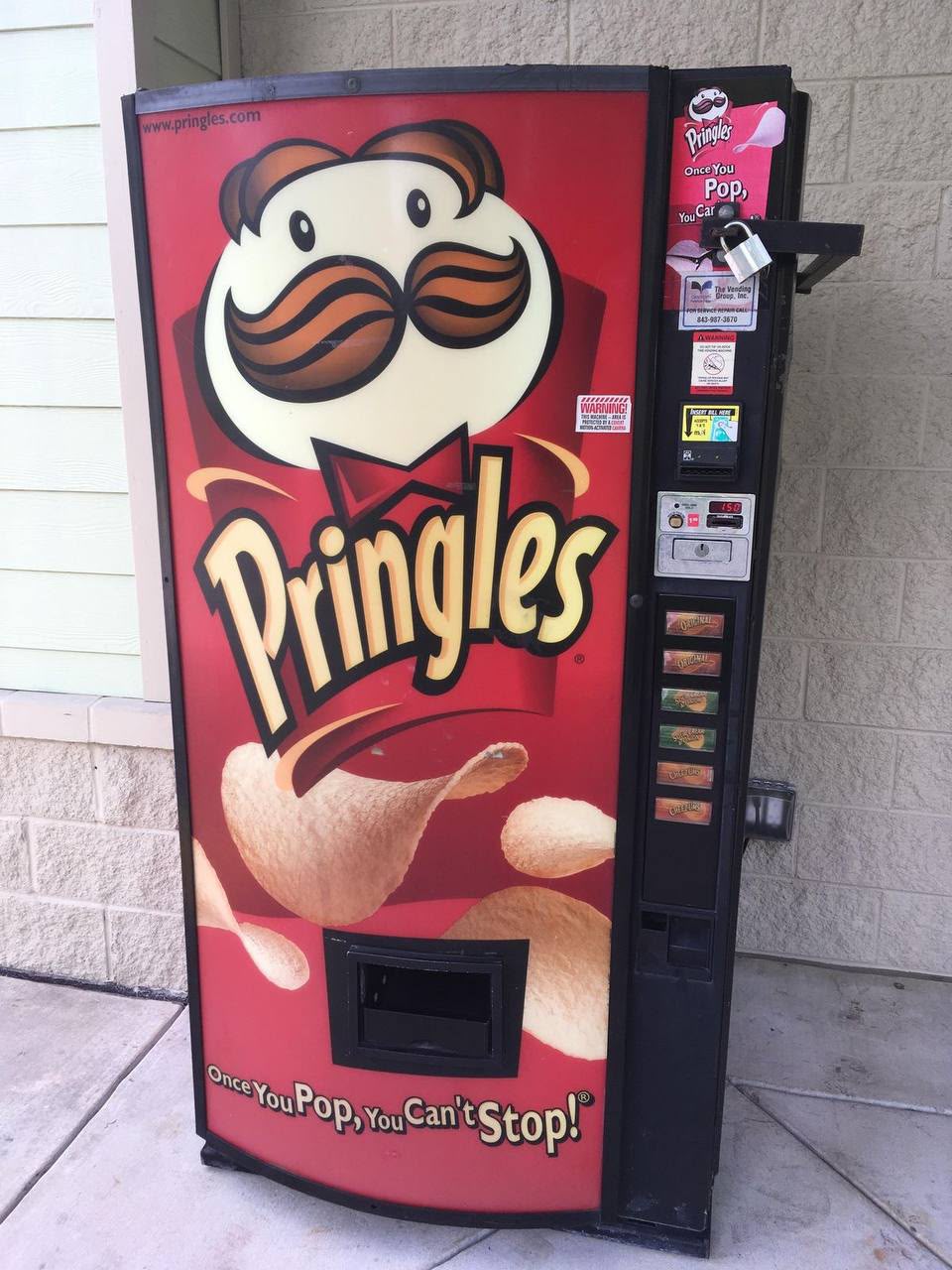 Pringles Snack Machine — Full Size vending machine for sale UK