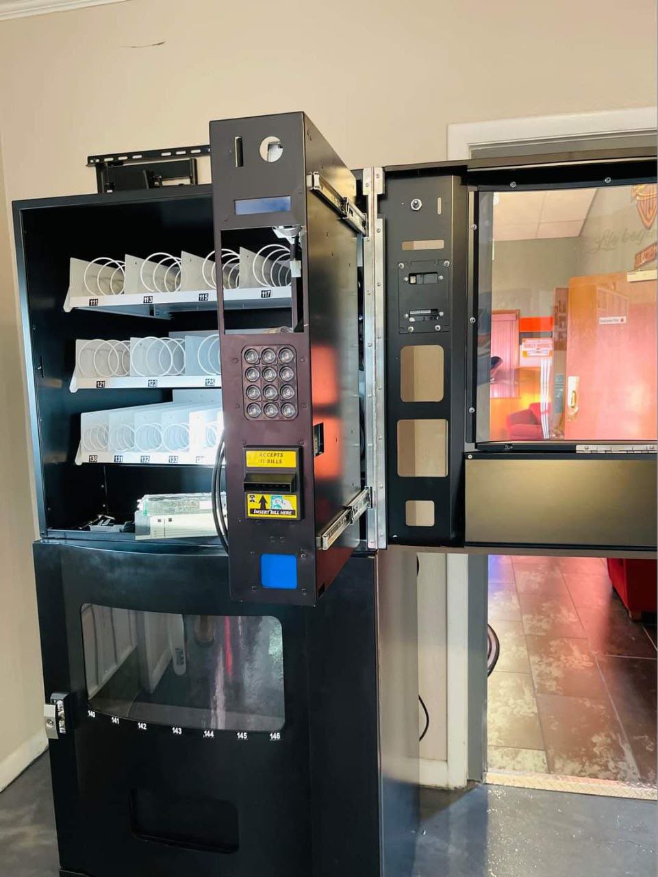 Dual Combo Station — Open View vending machine for sale UK