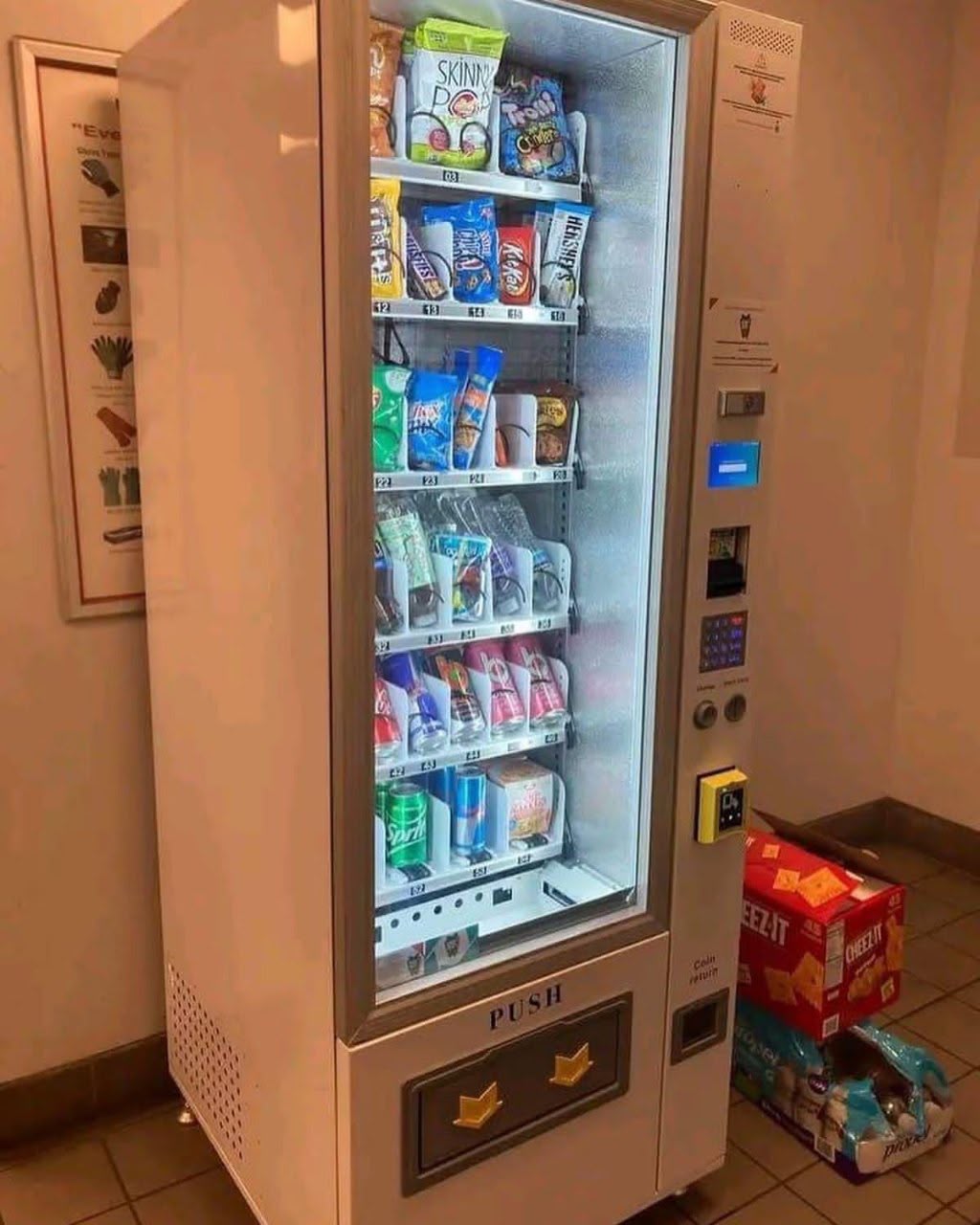 Silver Triple Combo Station vending machine for sale UK