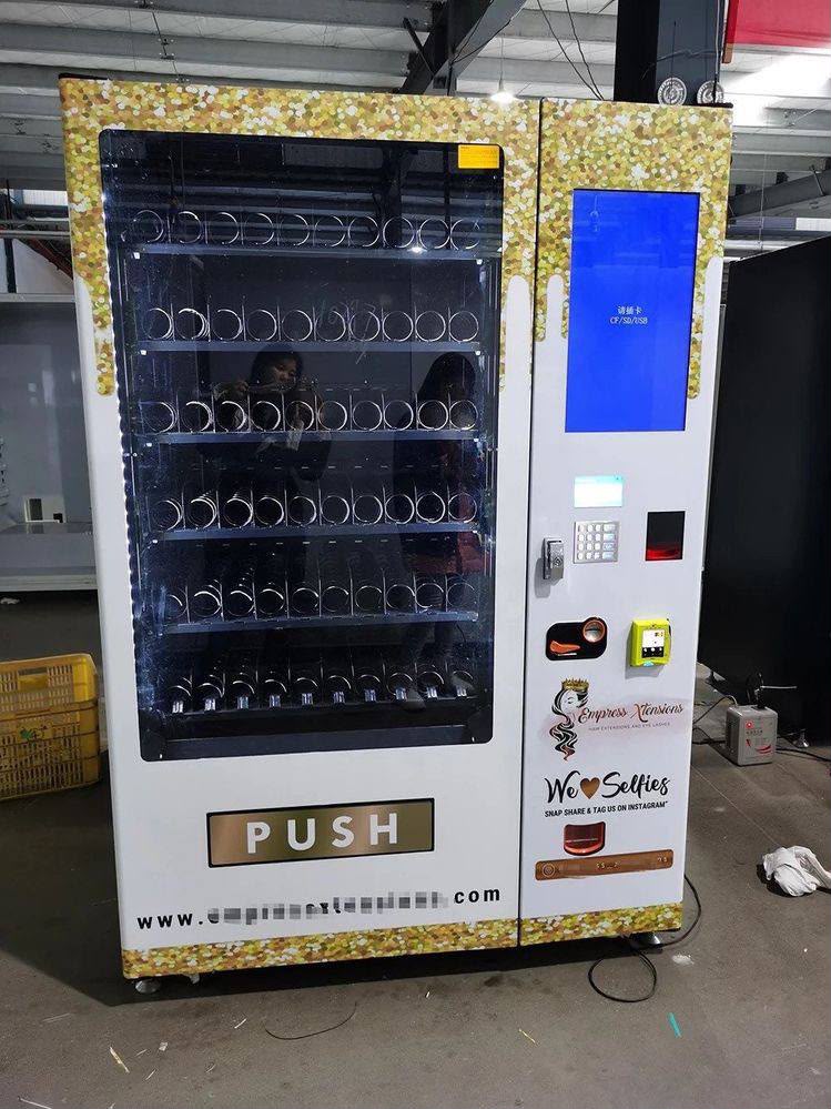 Custom Retail Machine — Gold Glitter vending machine for sale UK