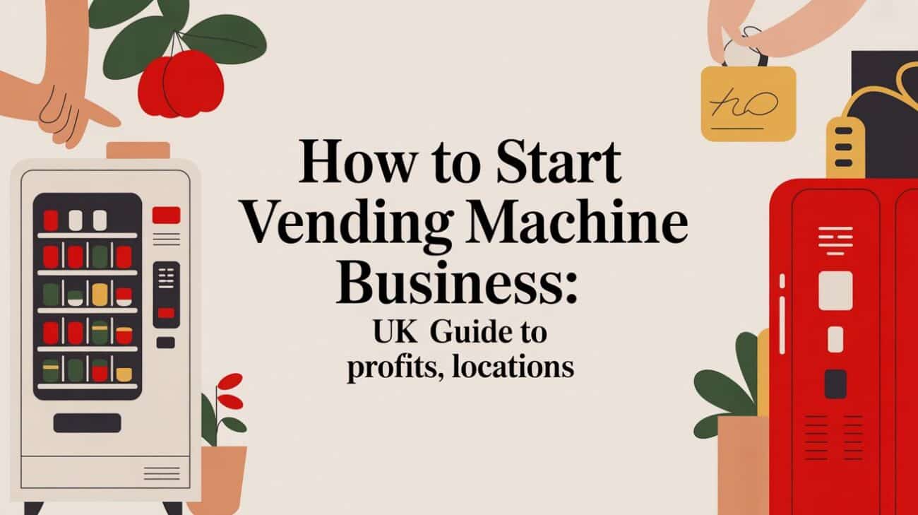 Start a vending machine business UK showing an Irelley combo vending machine ready for first placement as a beginner operator